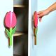 Handcrafted Acacia Wood Tulip Handle Pair
